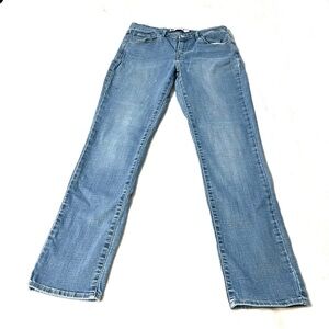 Levis Classic Blue Denim Jeans Mid Rise Skinny Size 10